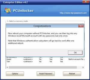 windows 7 PCUnlocker